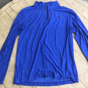 Nike athletic Dri-Fit zip shirt